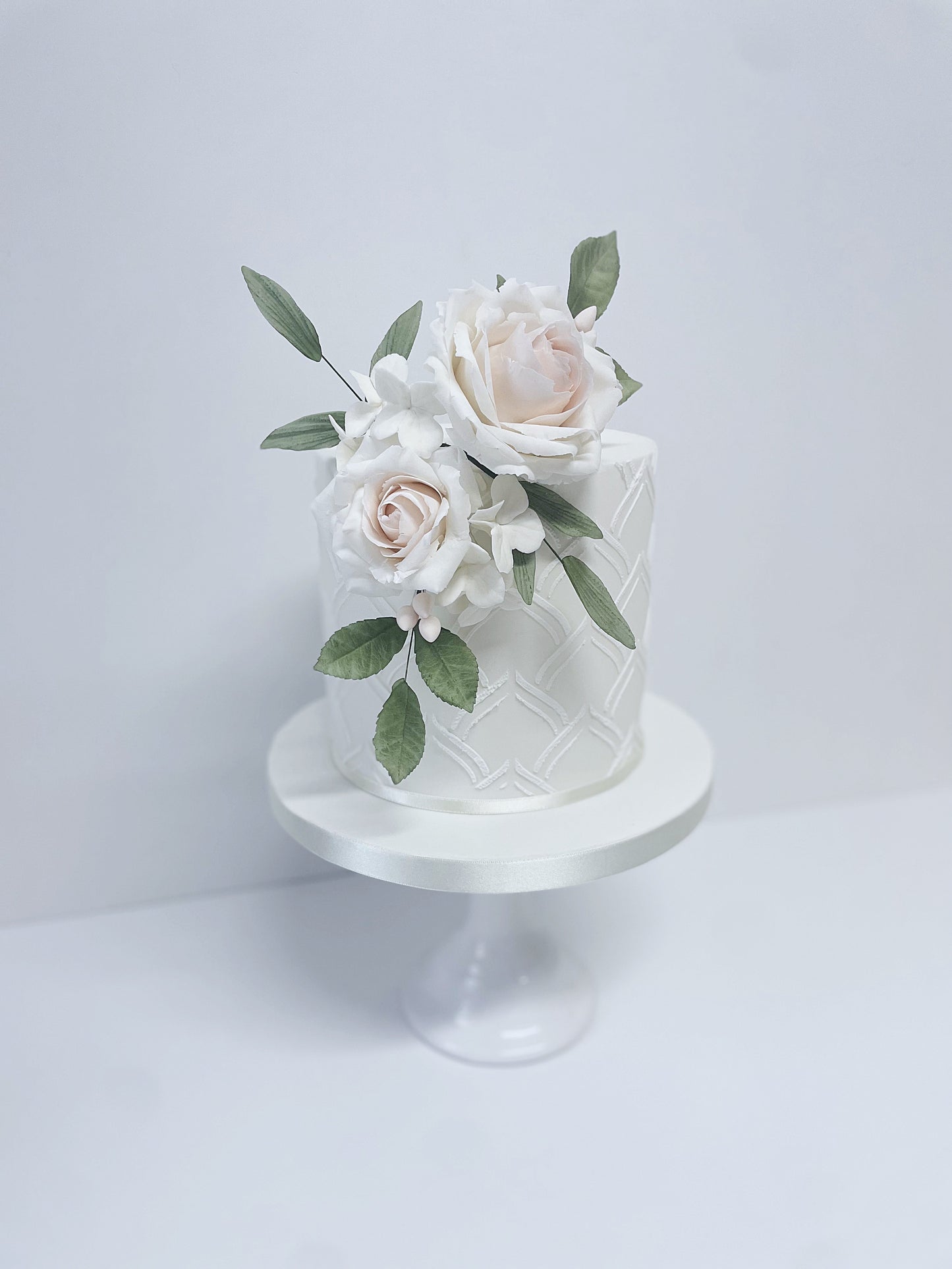 SIGNATURE SUGAR FLOWER ROSE, FILLER, FOLIAGE & STENCILLING CAKE DECORATING CLASS SCOTLAND IN PERSON  - SUNDAY 17TH SEPTEMBER